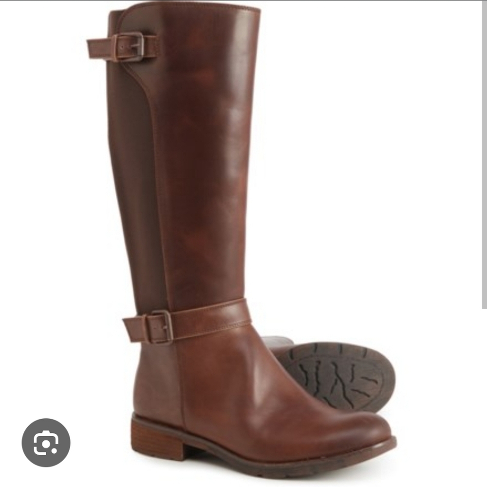 SOFFT Women’s Leather Tall Riding Boots with Straps  794sn